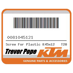 Screw For Plastic K45x12 T20